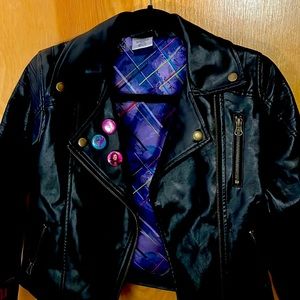 Descendants faux leather jacket